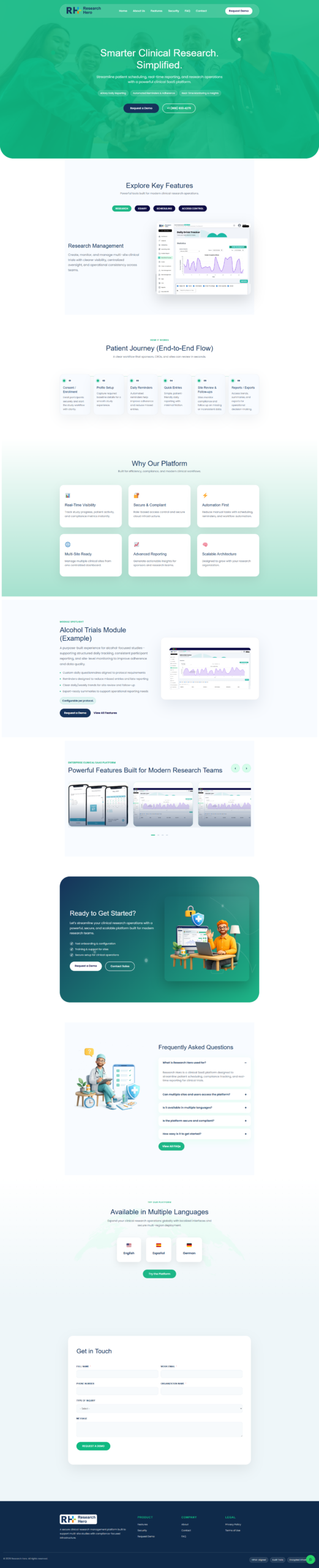 MyResearch Hero WordPress custom coding project